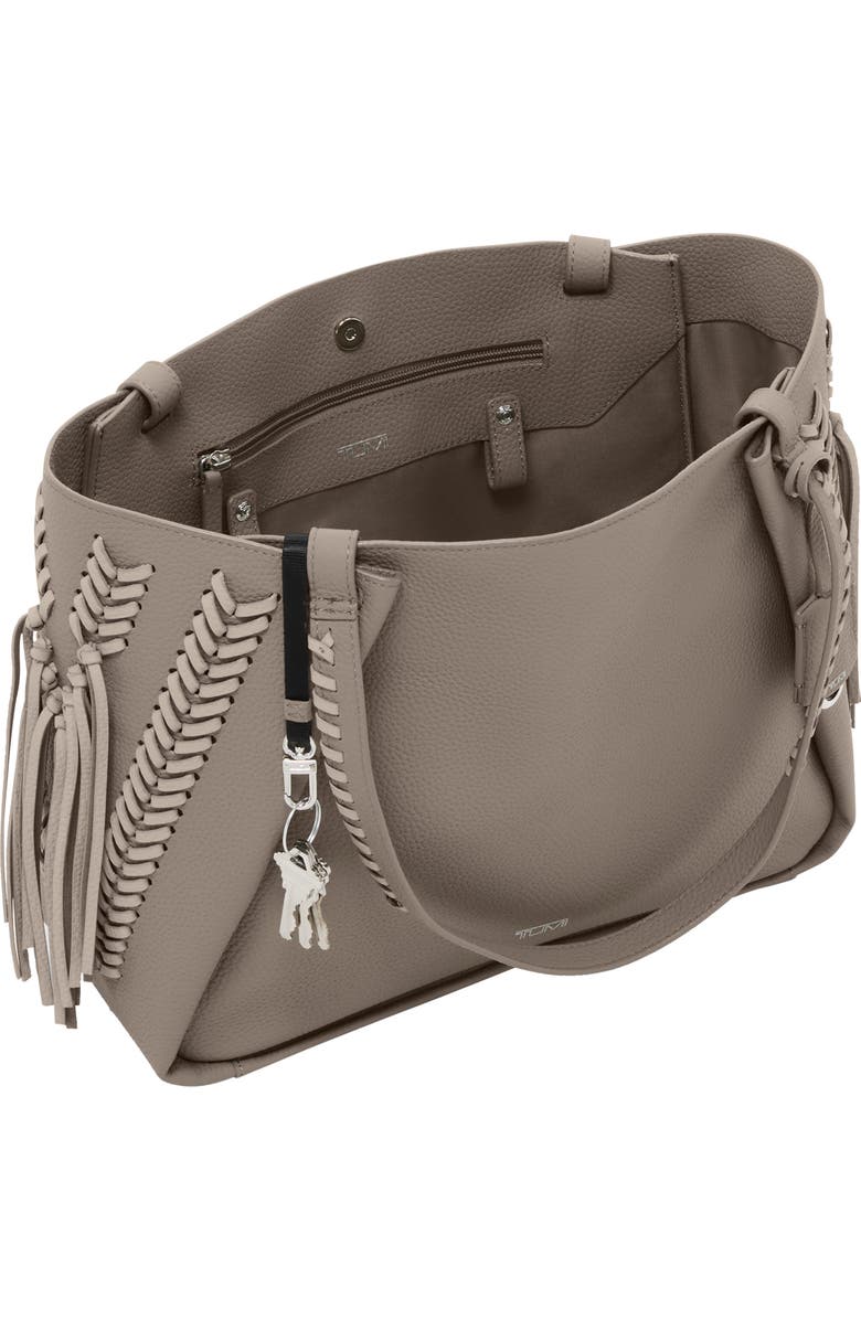 TUMI Valorie Pebbled Leather Tote Bag, Alternate, color,