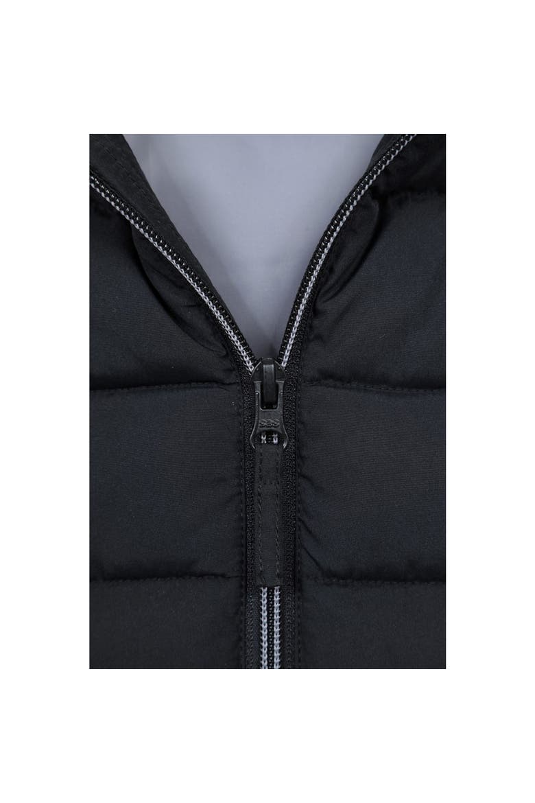 Childrens/Kids Rocko Water Resistant Hooded Sleeveless Body Warmer, Alternate, color, Black