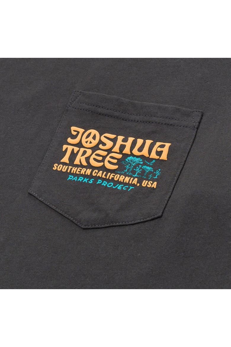 Joshua Tree Puff Print Pocket T-Shirt, Alternate, color, Vintage Black
