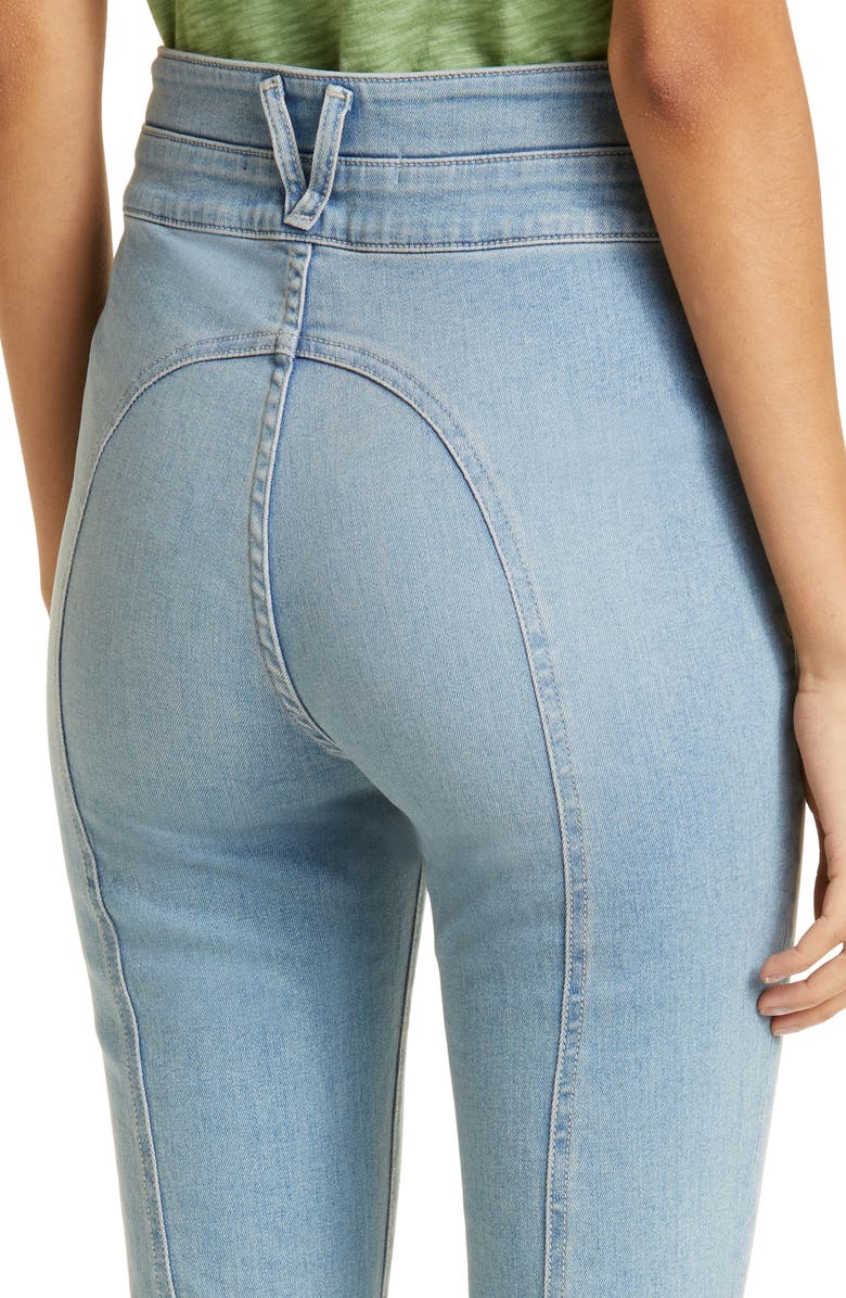 Veronica Beard Beverly Super Stretch Flare Leg Jeans, Alternate, color,