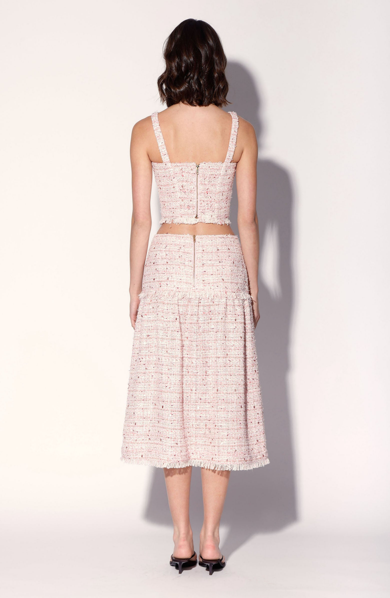 Walter Baker Aubrey Blossom Tweed Skirt, Alternate, color, 