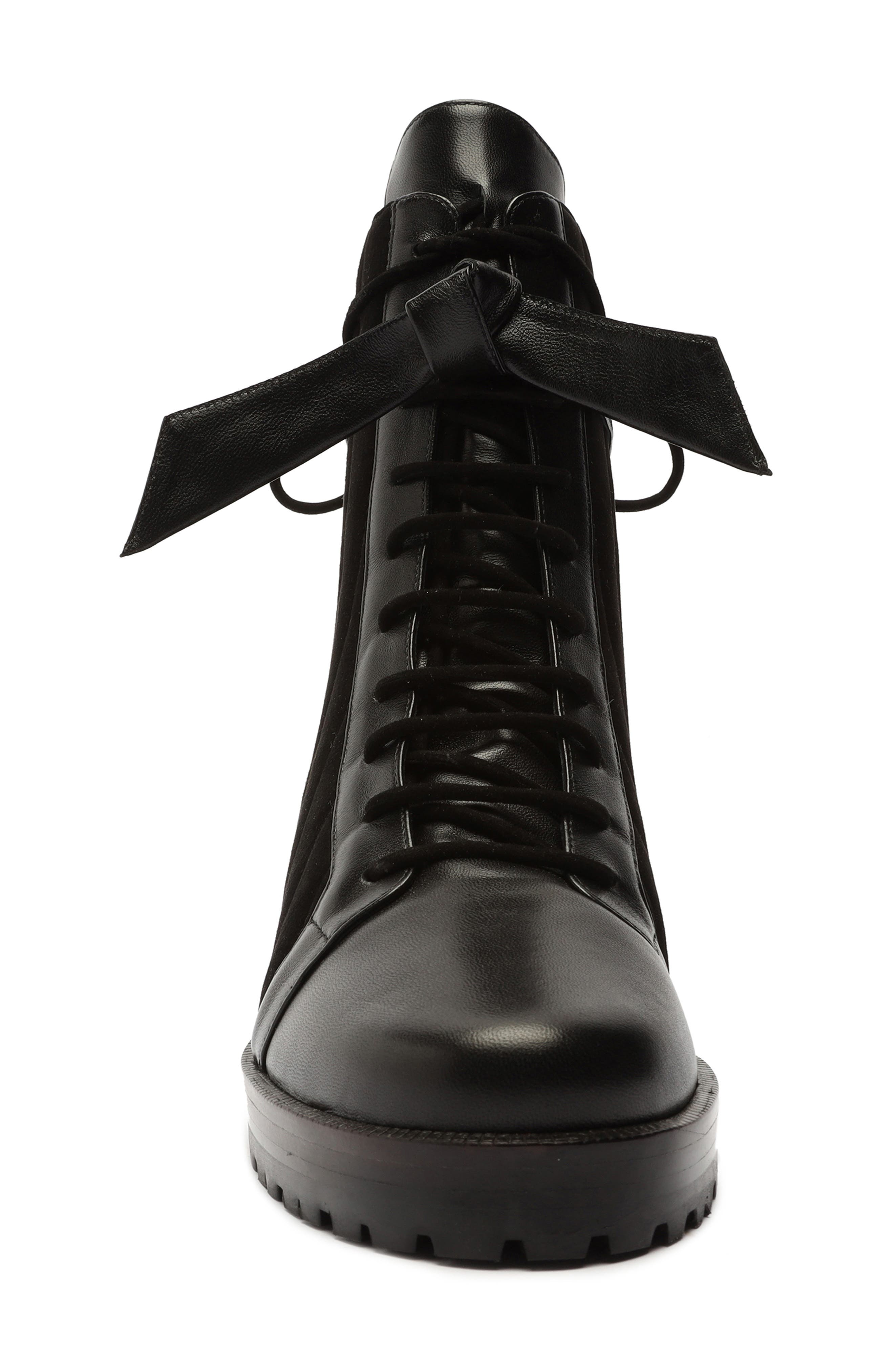 Alexandre Birman Clarita Quilted Combat Boot, Alternate, color, 