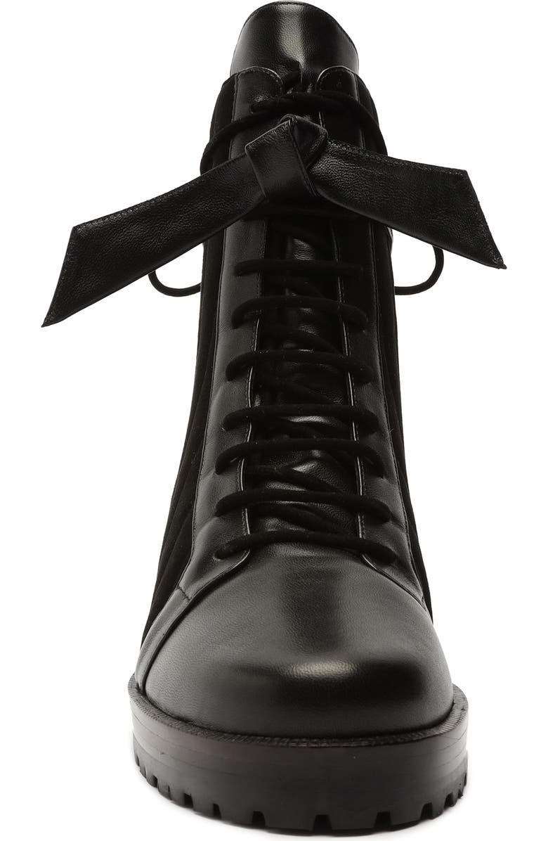 Alexandre Birman Clarita Quilted Combat Boot, Alternate, color,