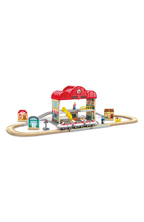 Hape Portable Train Station Set in Multi  product