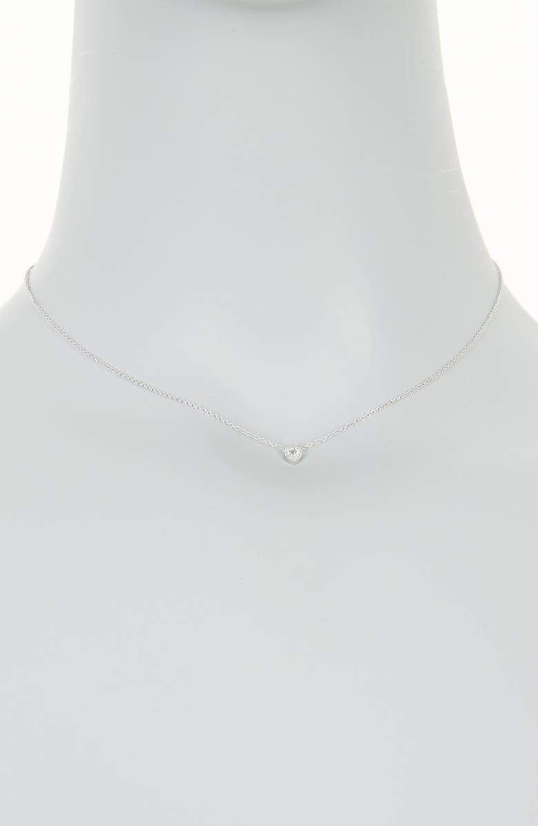 EF Collection Diamond & Topaz Teardrop Pendant Necklace, Alternate, color, 