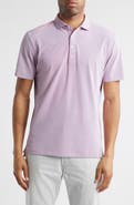 johnnie-O Stetsons Stripe Performance Jersey Polo