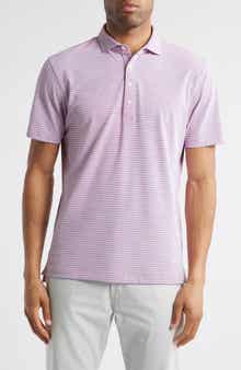 Stetsons Stripe Performance Jersey Polo