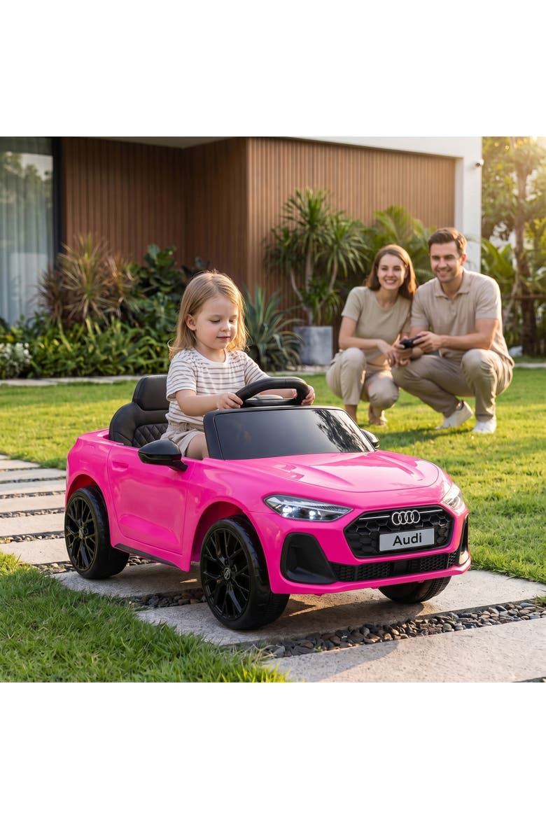 Licensed Audi A5L Electric Ride On Car, Alternate, color, Pink