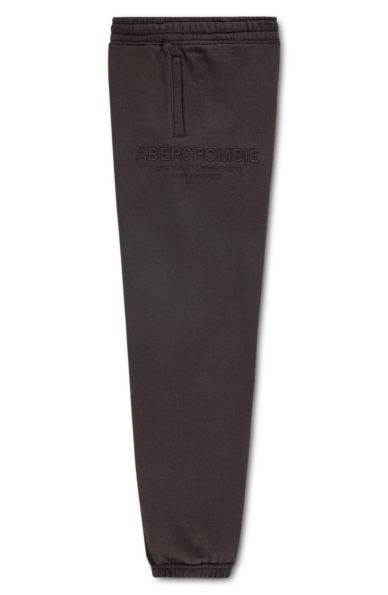 abercrombie kids Kids' Loose Cotton Blend Fleece Sweatpants, Alternate, color, After Dark