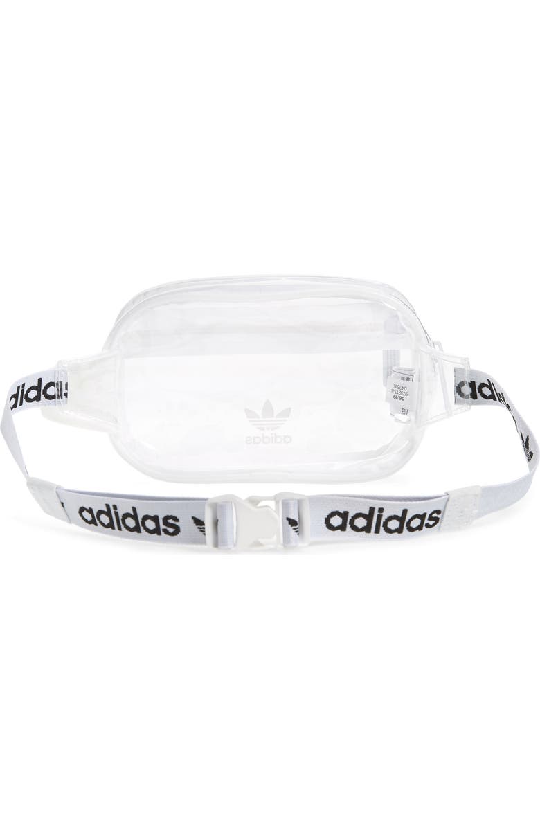 adidas Originals Clear Belt Bag, Alternate, color,