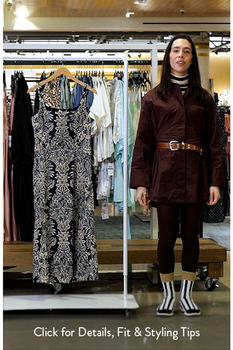 Natali Printed Cotton A-Line Dress video