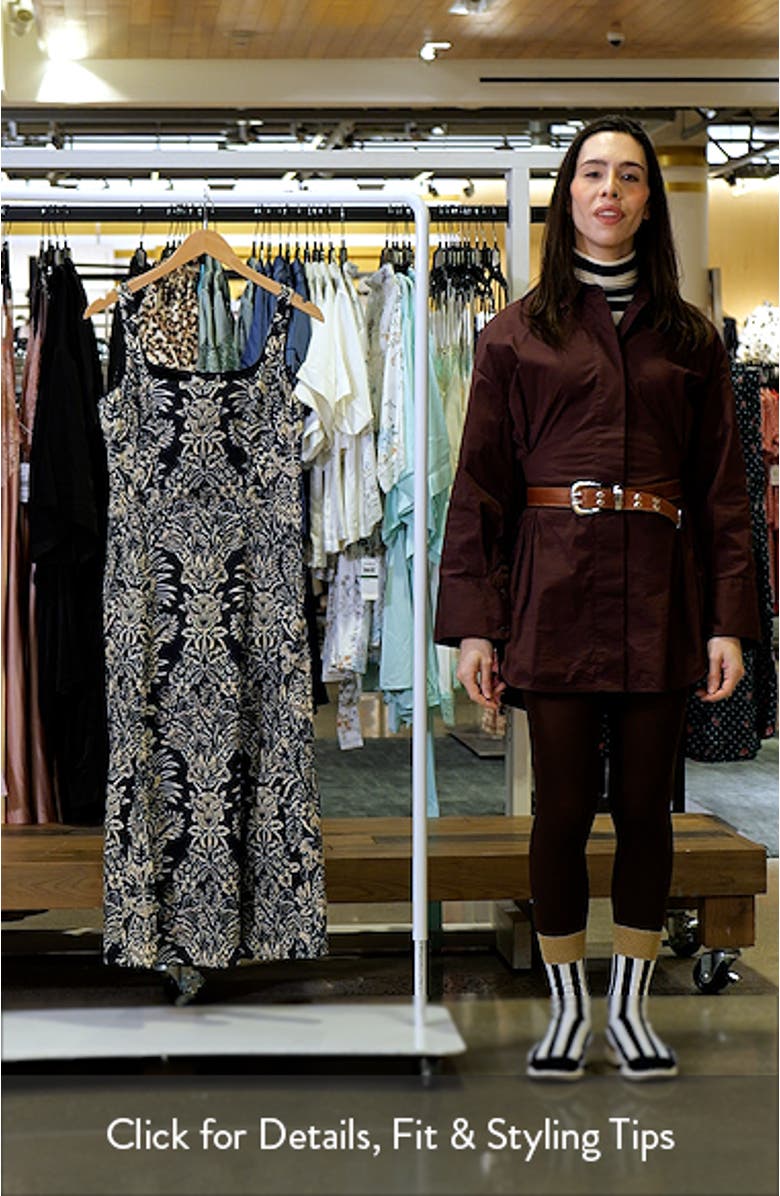 Natali Printed Cotton A-Line Dress, sales video thumbnail