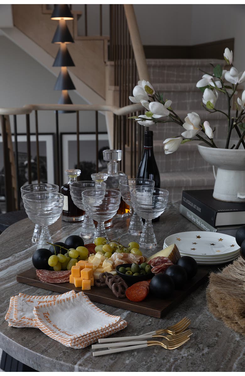 House of Revelry Liquored Up Cocktail Napkins Set of Four, Alternate, color, White
Orange