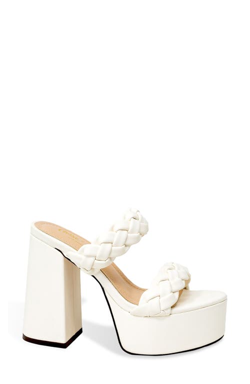 CHASE & CHLOE CHASE AND CHLOE TRACI PLATFORM SANDAL 