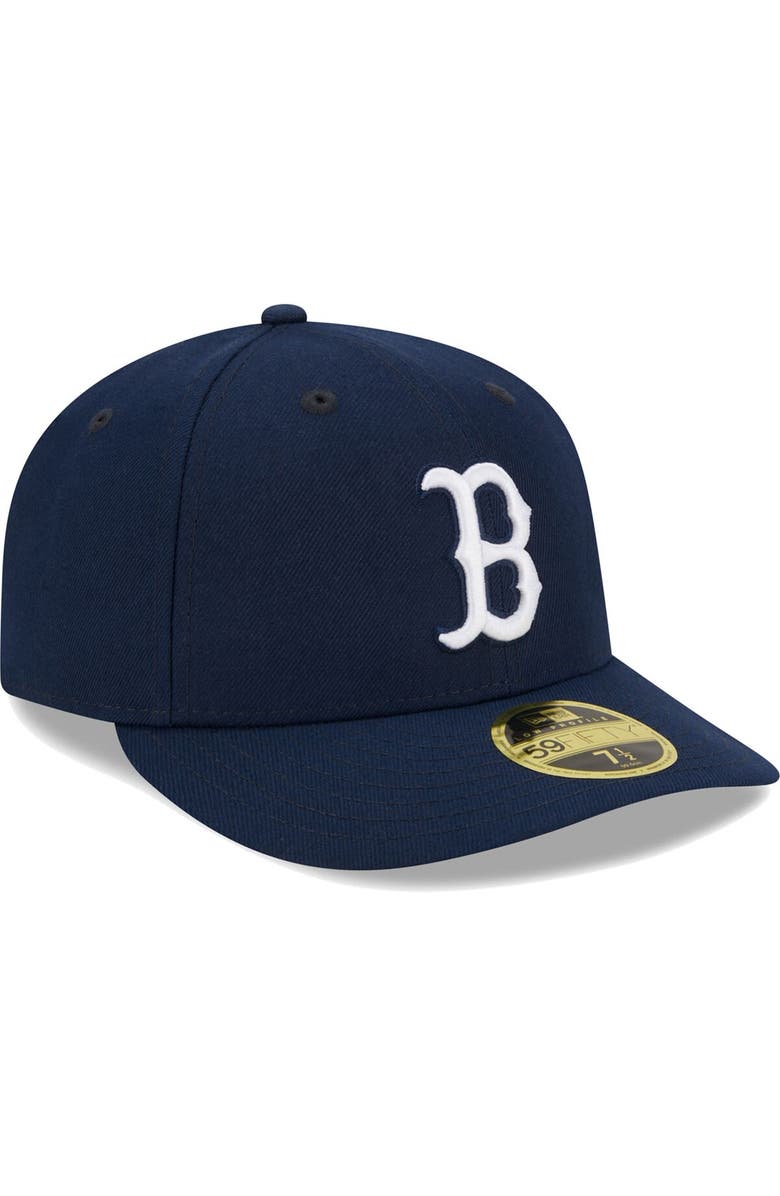 New Era Men's New Era Navy Boston Red Sox Oceanside Low Profile 59FIFTY Fitted Hat, Alternate, color, 
