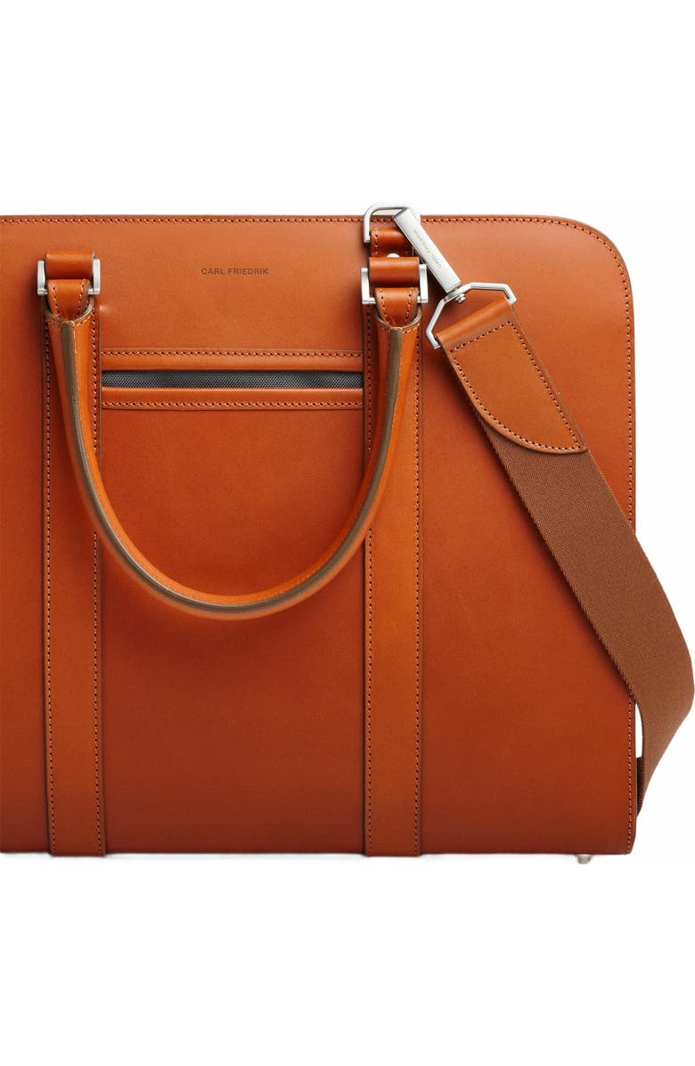 Carl Friedrik Palissy Double Briefcase, Alternate, color, Cognac