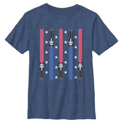 Boy's Star Wars Festive Lightsabers  Graphic T-Shirt
