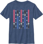 Star Wars Boy's Star Wars Festive Lightsabers Graphic T-Shirt