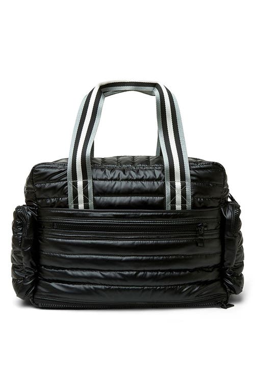 Think Royln Voyager Travel Bag In Black Tuscana
