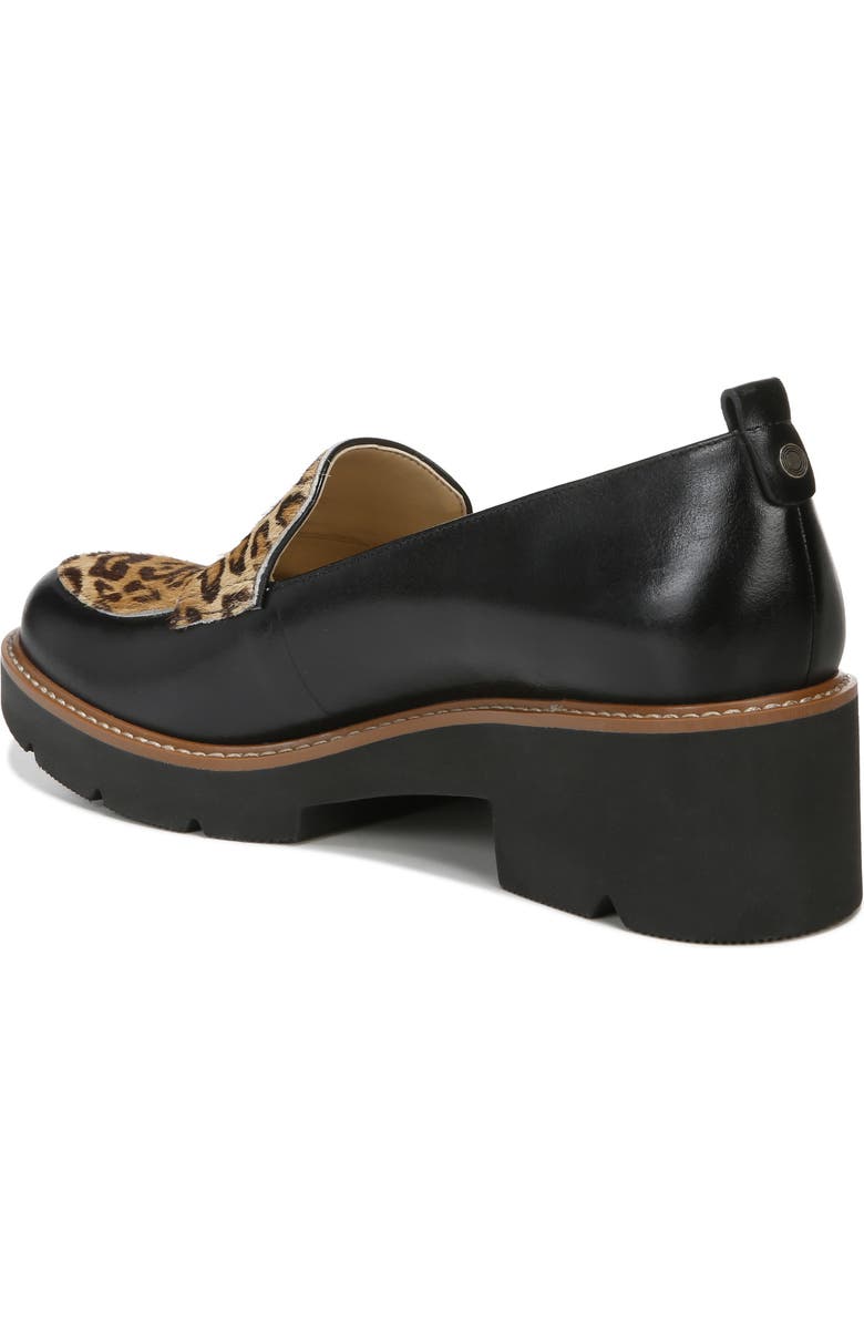 Naturalizer Darry2 Genuine Calf Hair Accent Loafer, Alternate, color, Black Cheetah