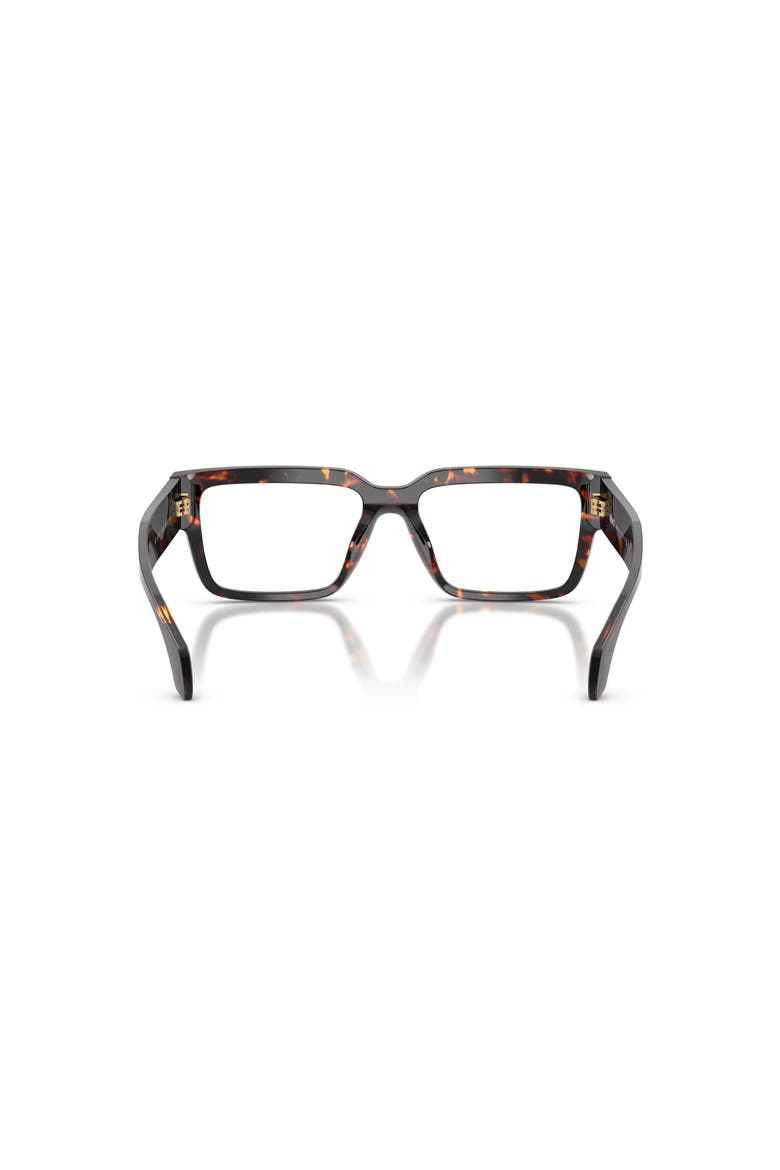 55mm Rectangle optical glasses, Alternate, color, Tortoise