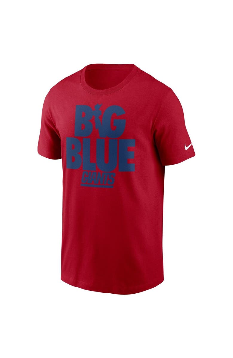 Nike Men's Nike Red New York Giants Hometown Collection Big Blue T-Shirt, Alternate, color, Red