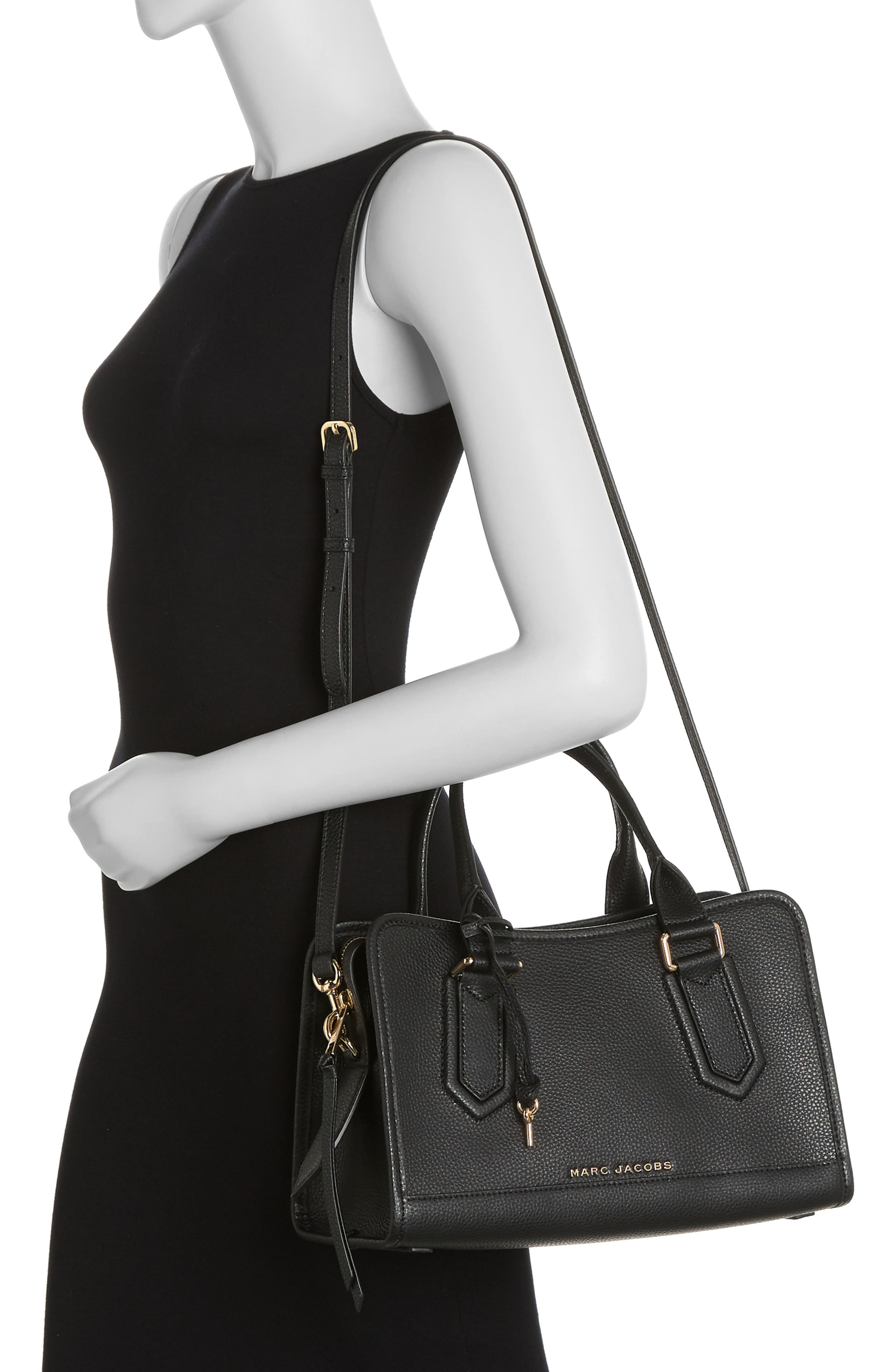 Marc Jacobs Leather Satchel, Alternate, color, 