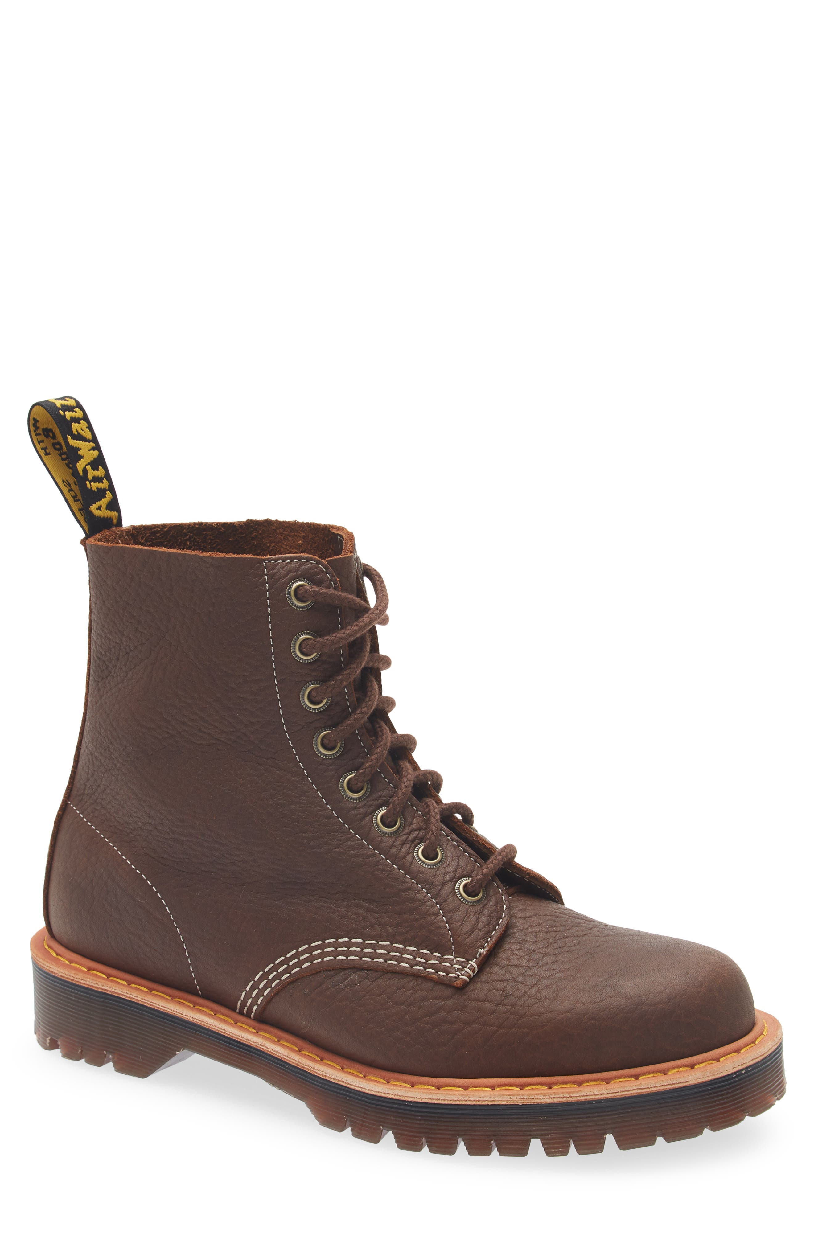 Dr. Martens 1460 Pascal 8-Eye Boot, Main, color, Sepia Brown