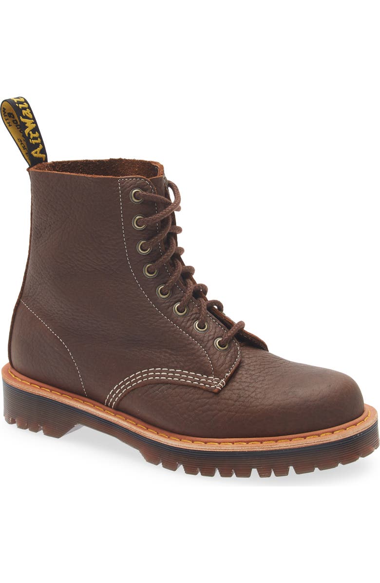 Dr. Martens 1460 Pascal 8-Eye Boot, Main, color, Sepia Brown