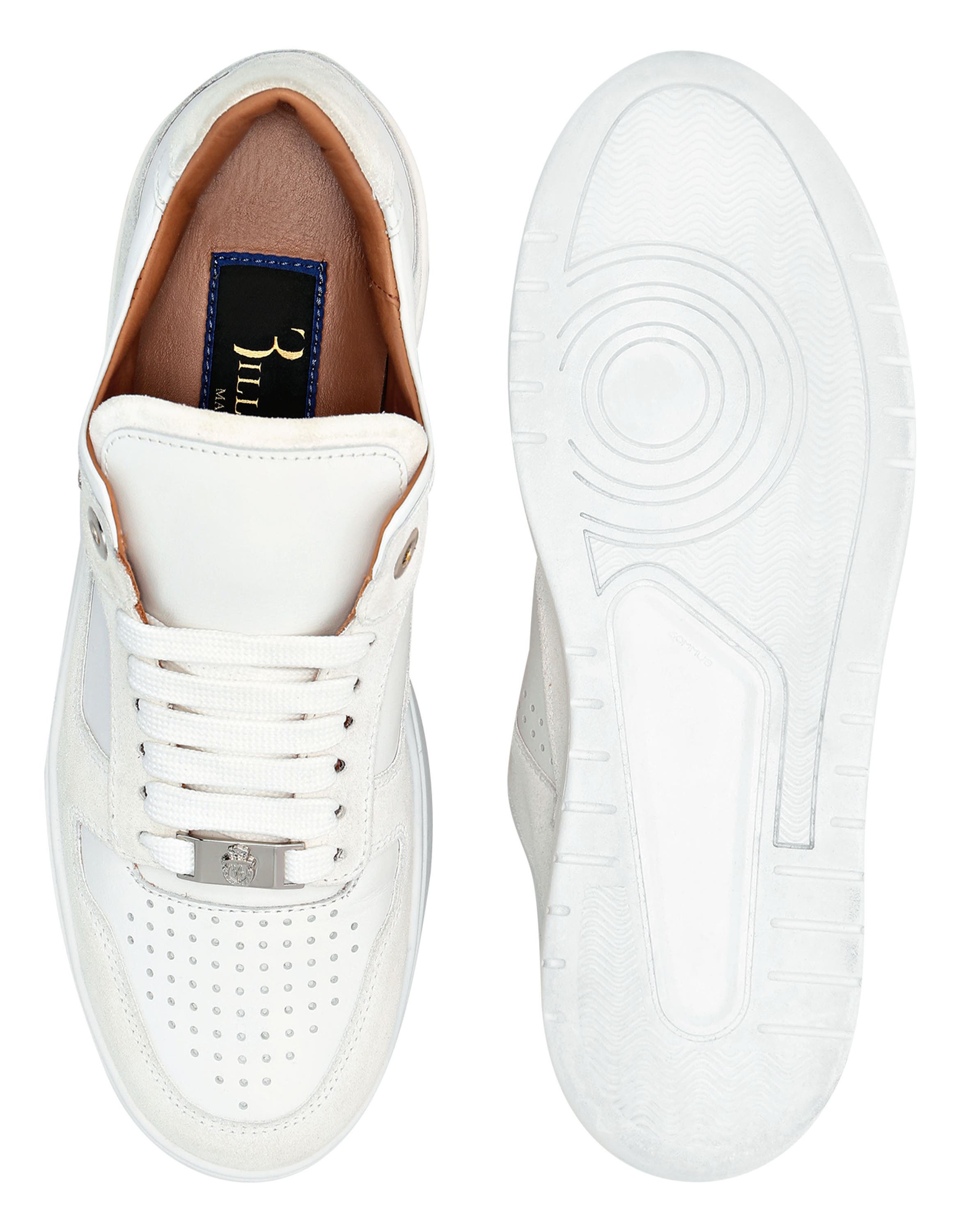 Low-Top Sneakers Men, Alternate, color, white