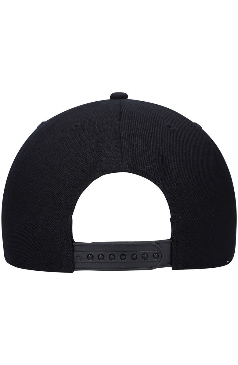 '47 Men's '47 Black Chicago White Sox 2021 City Connect Captain Snapback Hat, Alternate, color, Black