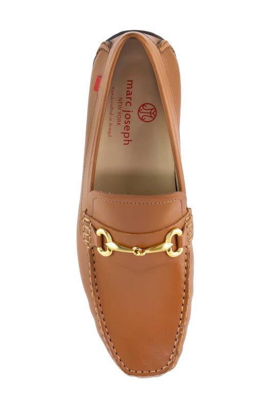 Wall Street Leather Buckle Loafer, Alternate, color, Cognac Croco