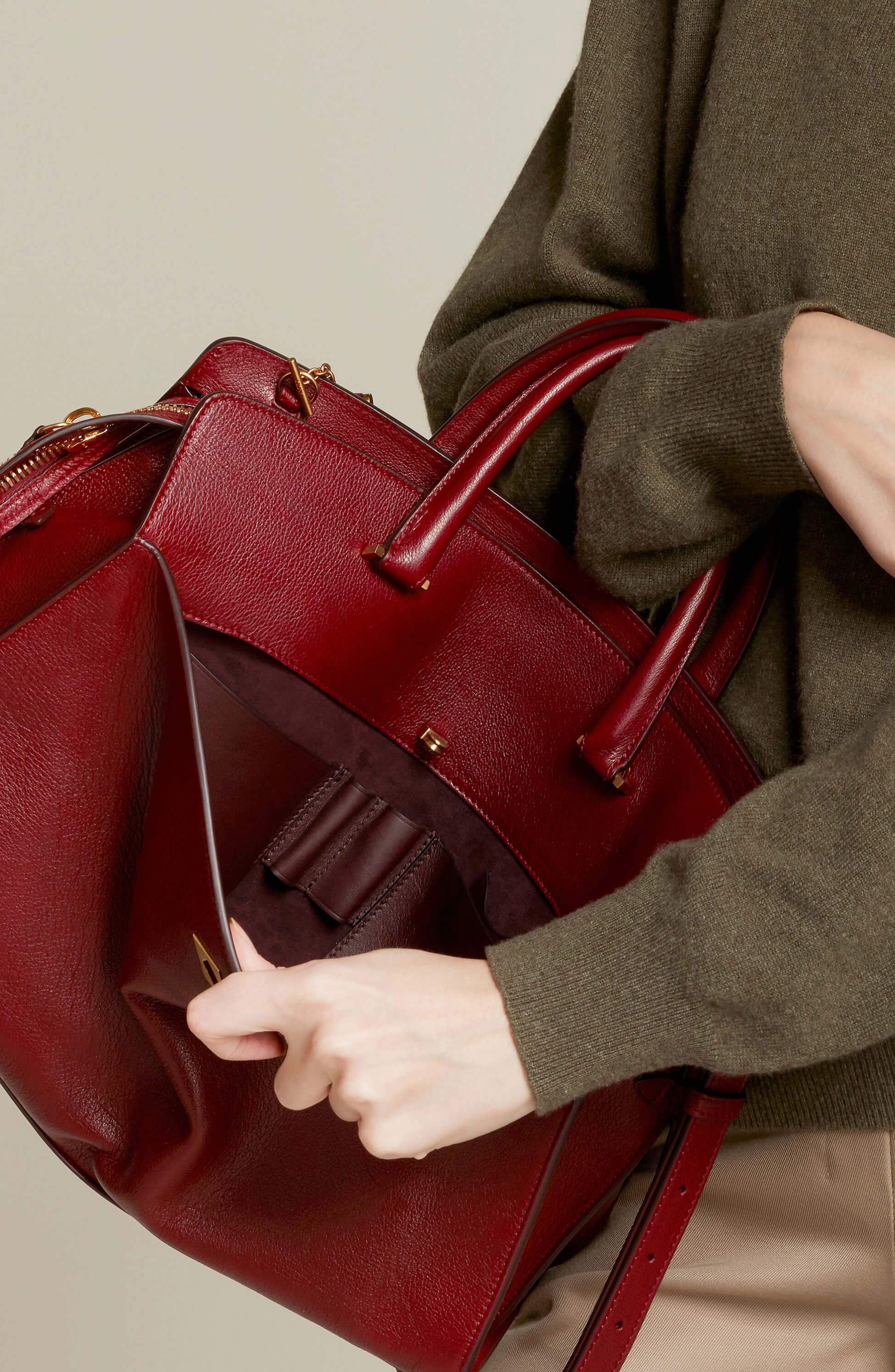 Métier London Private Eye Buffalo Leather Satchel, Alternate, color, 