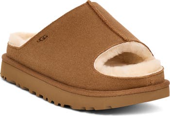 Greenport Genuine Shearling Lined Slide Sandal