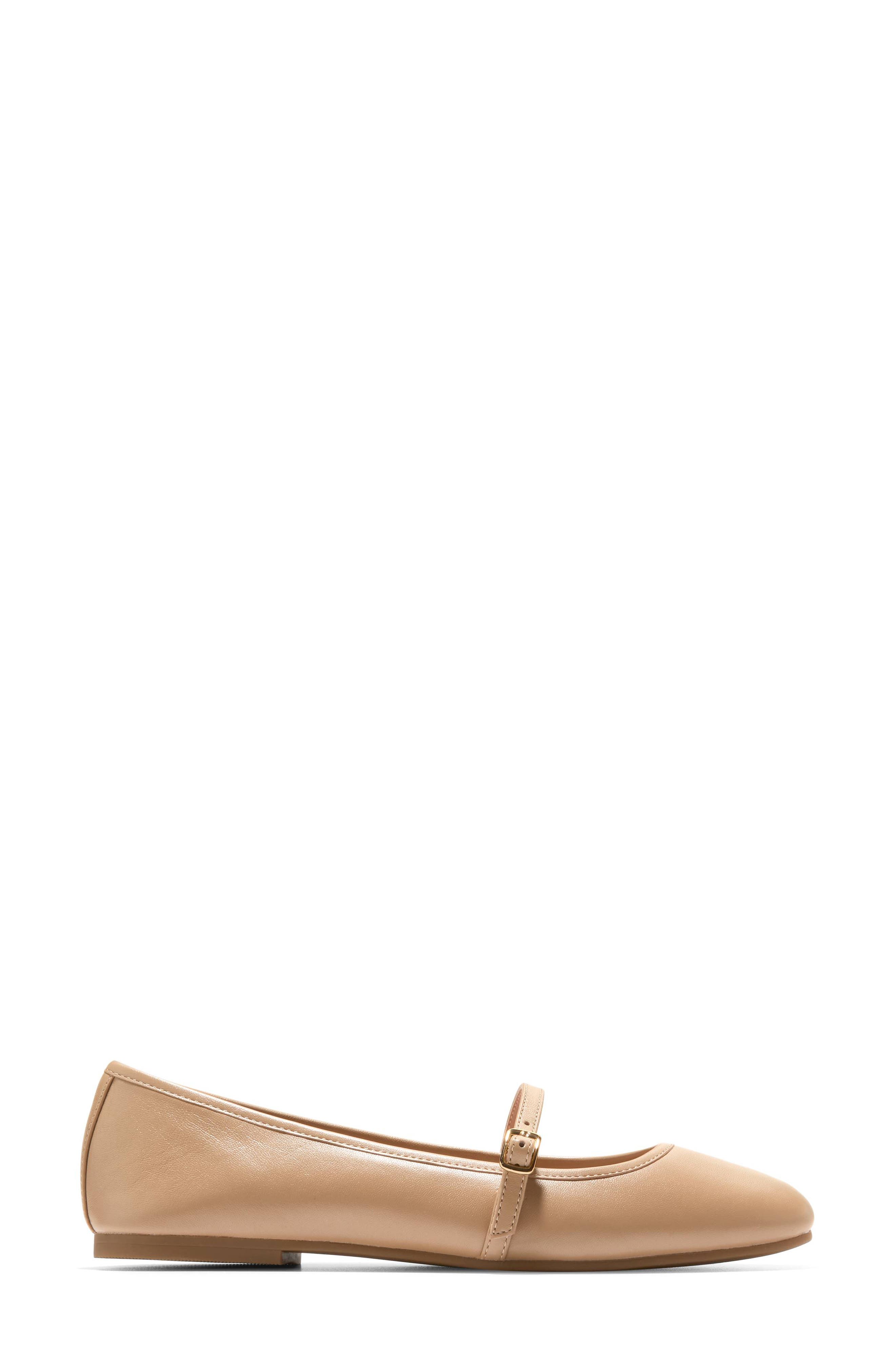 Yelena Mary Jane Flat, Alternate, color, TUSCAN SAND LEATHER