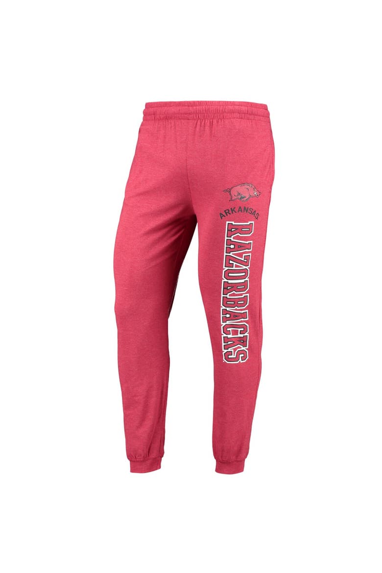 Men's Concepts Sport Cardinal/Heather Charcoal Arkansas Razorbacks Meter Long Sleeve Hoodie T-Shirt & Jogger Pajama Set, Alternate, color, Cardinal