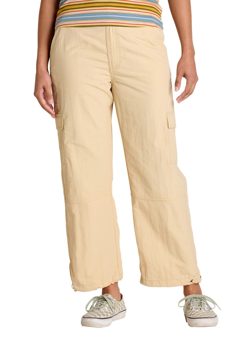 Trailscape Water Repellent Crop Hiking Pants, Main, color, CHAI