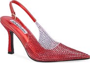 LADY COUTURE Clear Rhinestone Slingback Pump