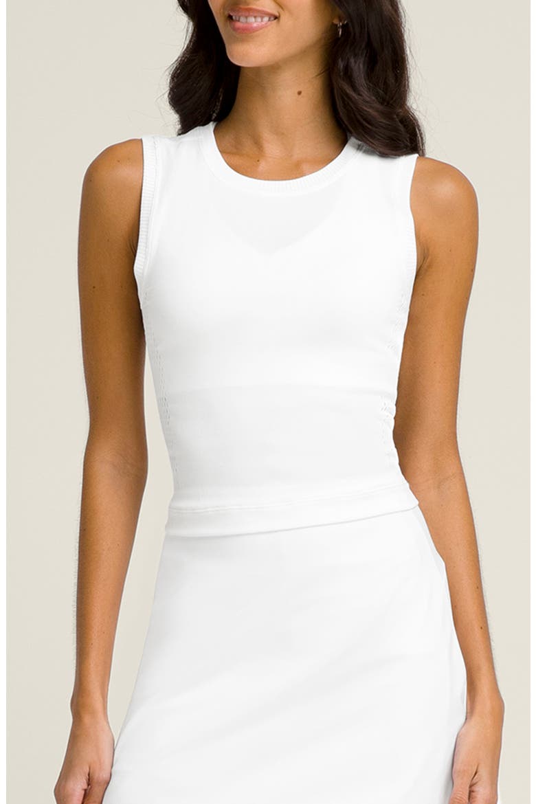 Pro Seamless Tank, Main, color, BRIGHT WHITE