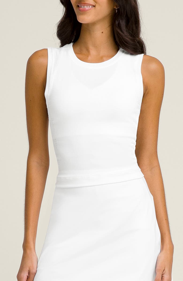 WILSON Pro Seamless Tank, Main, color, Bright White