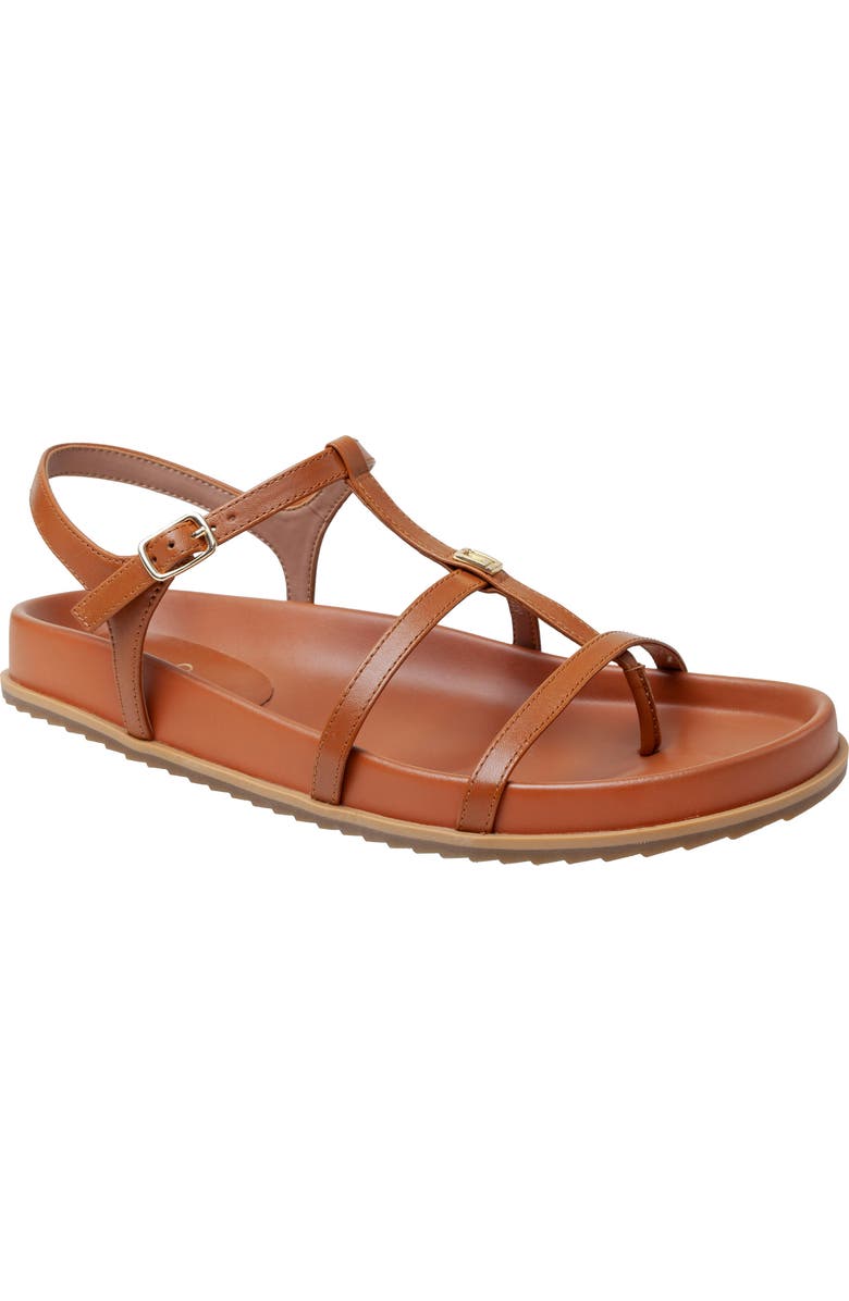 Linea Paolo Lilith Ankle Strap Sandal, Main, color, Cognac