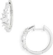 NORDSTROM RACK Cubic Zirconia Hoop Earrings