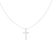 Bearfruit Jewelry Sterling Silver 18k Gold Plated Ariel Cross Necklace Everyday Wear