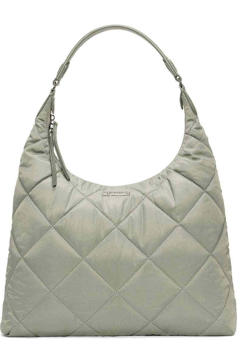 MZ Wallace Madison Quilted Nylon Shoulder Bag, Main, color,