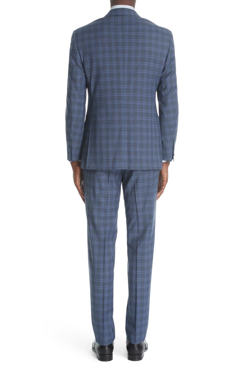 Canali Siena Classic Fit Plaid Wool Suit, Alternate, color, 