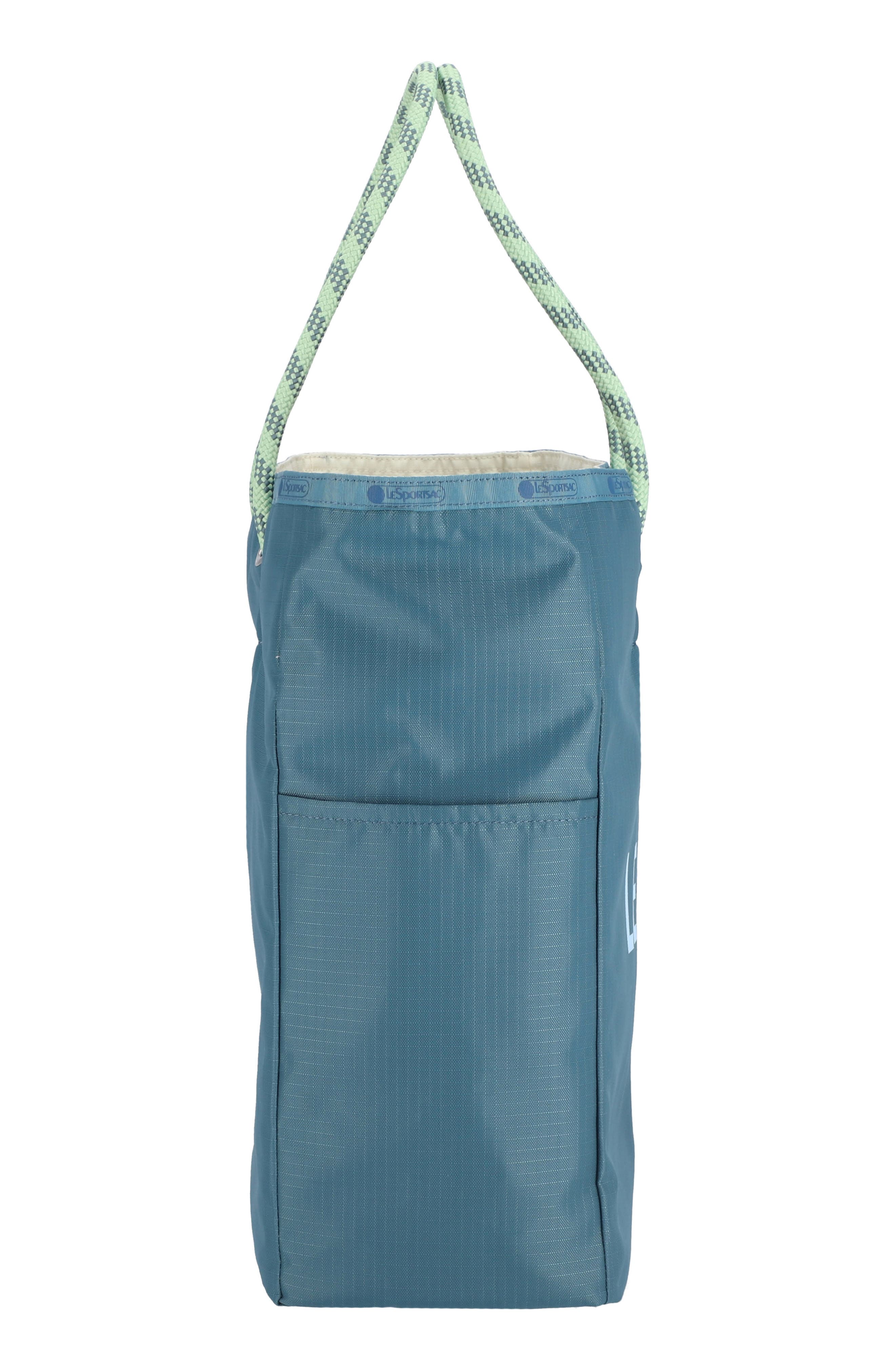 LeSportsac Large Reversible Ripstop Tote, Alternate, color, Blue Indigo/ Sandbar Logo