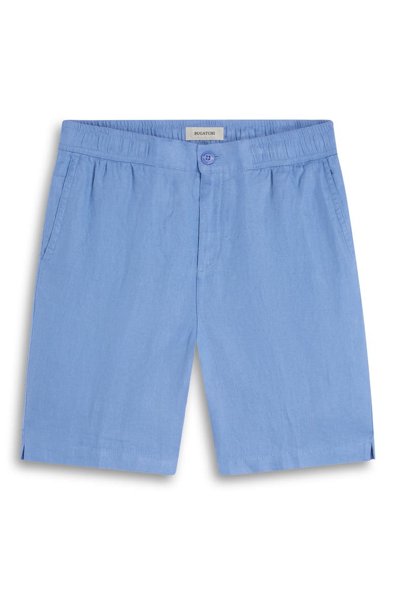 Trent Drawstring Linen Shorts, Alternate, color, AIR BLUE
