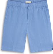Bugatchi Trent Drawstring Linen Shorts