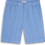 Bugatchi Trent Drawstring Linen Shorts