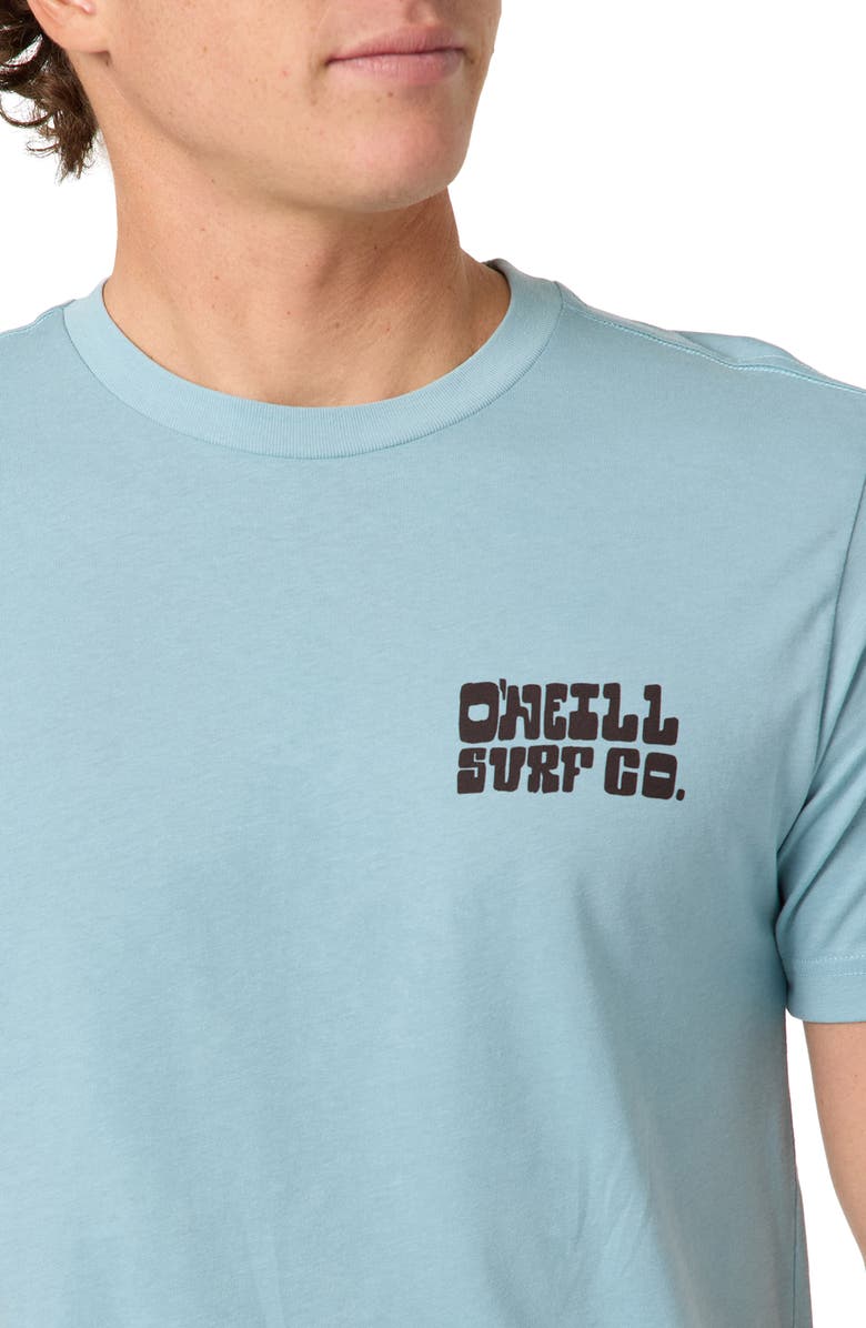 O'Neill De La Cruzer Classic Cotton Graphic T-Shirt, Alternate, color, Stone Blue